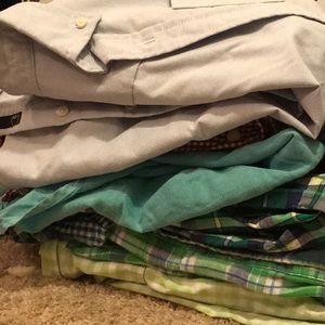6 boys’ size 8 button down shirts